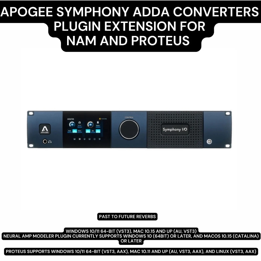 PastToFutureReverbs Apogee Symphony ADDA Converters Plugin Extension