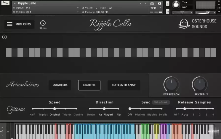 Ben Osterhouse Ripple Cello v1.2.0 KONTAKT