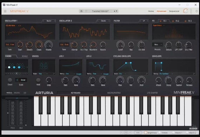 Arturia MiniFreak V v3.0.0