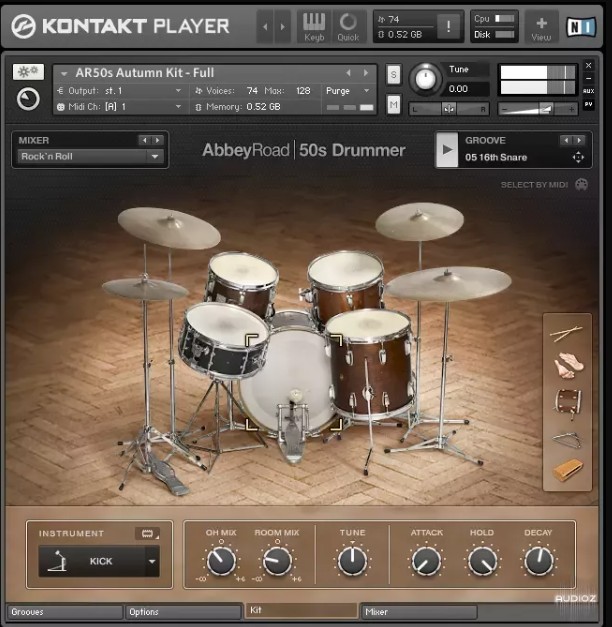 Native Instruments Abbey Road 50s Drummer v1.2.1 KONTAKT