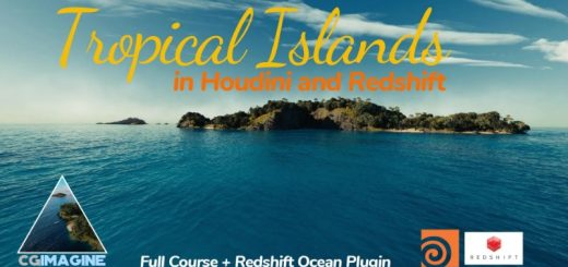 CGCircuit – Tropical Islands in Houdini and RedShift