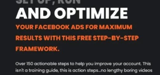 RUN AND OPTIMIZE YOUR FACEBOOK ADS FOR MAXIMUM RESULTS WITH THIS FRAMEWORK