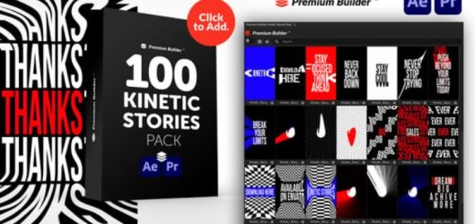 Videohive – Kinetic Stories Pack – 51008225