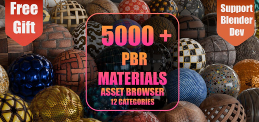 5000+ Pbr Asset Browser and Blender (v3 Update)