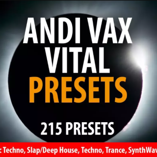 Andi Vax Andi Vax VITAL Bank - 215 Presets VITAL PRESETS