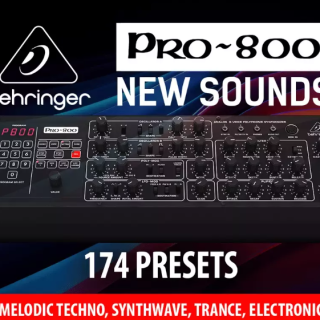 Andi Vax BEHRINGER PRO-800 "Melodic Techno, Synthwave & Trance" - 174 Modern Presets BEHRINGER PRO-800 PRESETS