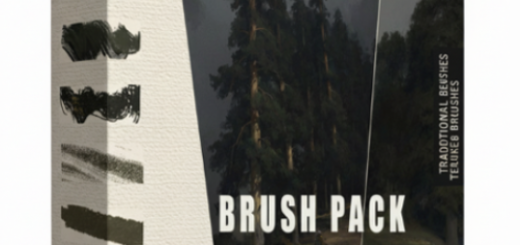 Artstation – Traditional Texture Brushes for Photoshop by Vladimir Motsar