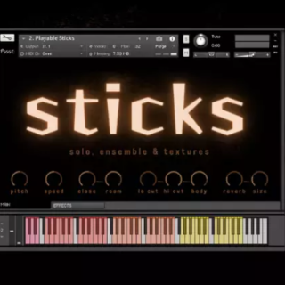 Pssst Instruments Sticks: Solo Ensemble & Textures KONTAKT