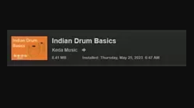 Steinberg Indian Drum Basics