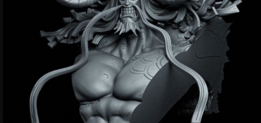 Tanuki Figures – Kaido Bust – 3D Print Model STL