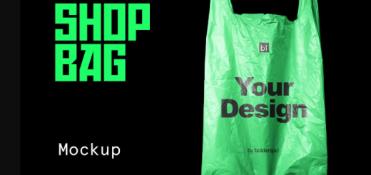 CreativeMarket – Plastic Shopping Bag Mockup – 4027009