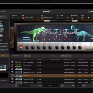 IK Multimedia Alex Lifeson Legacy Signature Collection for TONEX TXP