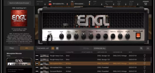 IK Multimedia ENGL Ampthology Vol 1 Signature Collection for TONEX TXP