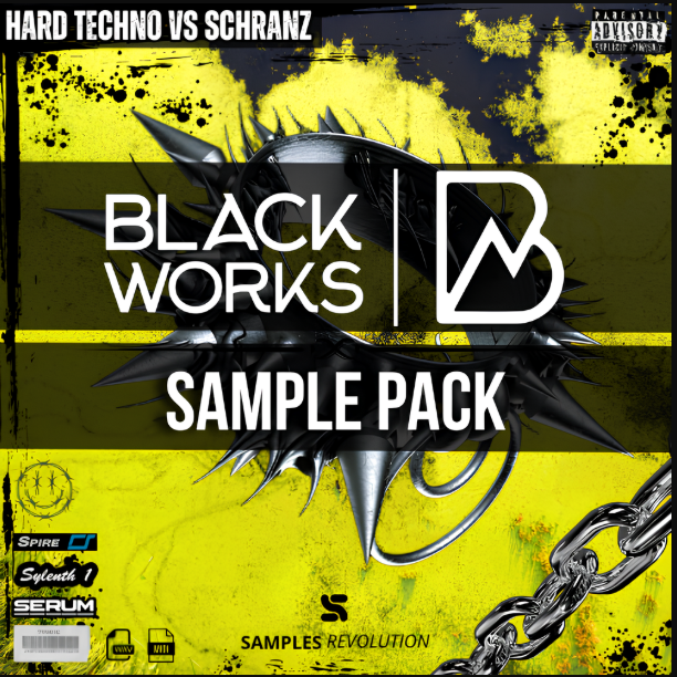Samples Revolution BLACKWORKS Hard Techno & Shranz Sample Pack FULL BUNDLE