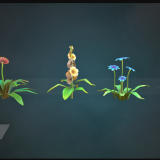 Stylized Plants (4.26 and 5.0 – 5.7) for Unreal Engine